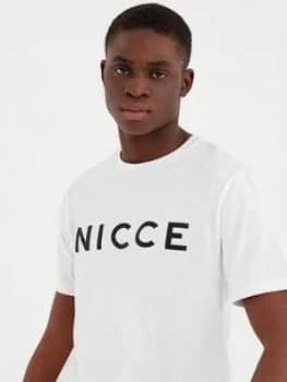 Image of Nicce Original Logo T-Shirt, White, Size XL, Men