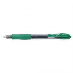Image of Pilot G207 Gel Retractable 0.7 Green Pack 12 31116PT