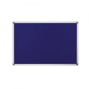 Image of Bi-Office Maya Fire Retardant Blue Felt Board 900 x 600 mm