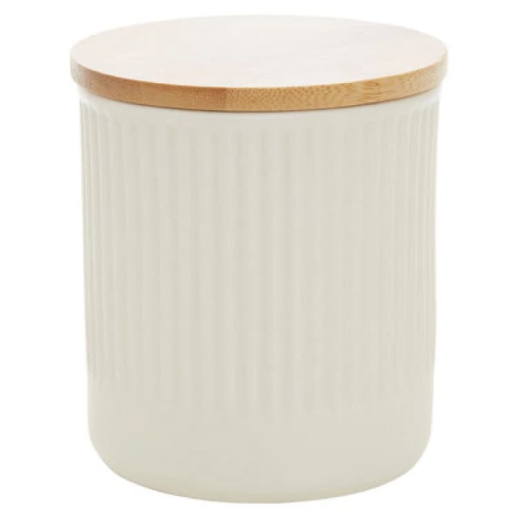 Image of Premier Housewares Maison by Premier Geome 550ml Storage Canister Cream