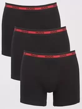 Image of HUGO Bodywear Boxer Brief (3 Pack) - Black Size M Men