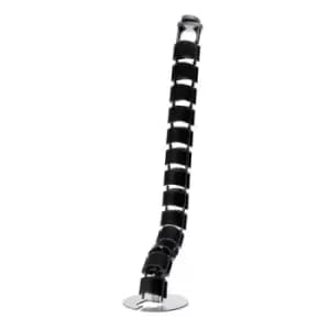 Image of Segregated cable spine 760mm long - black