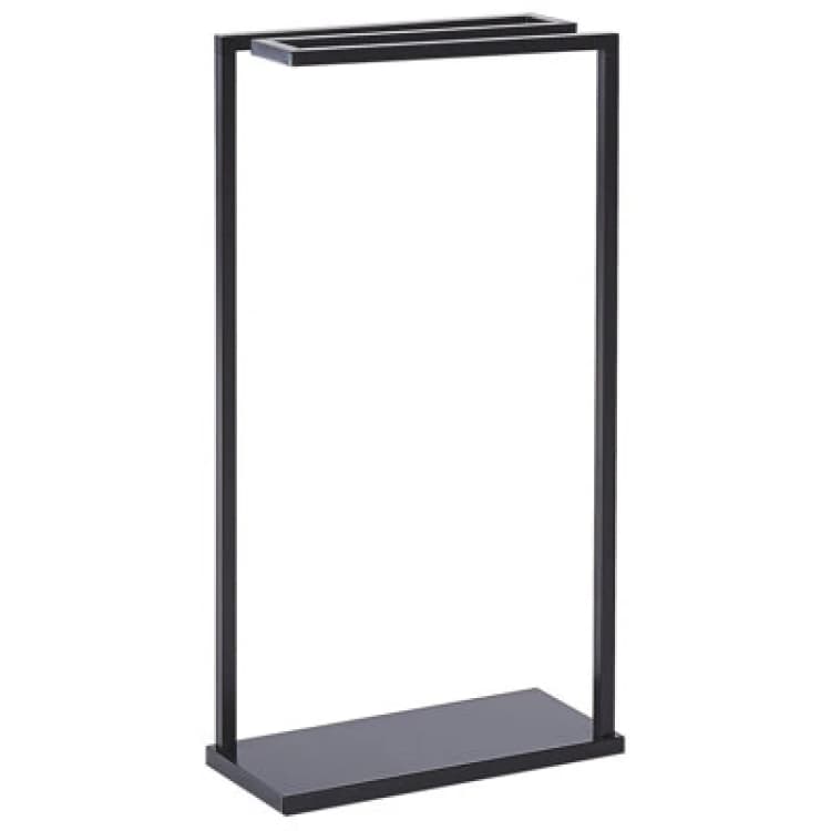 Image of Beliani Towel Stand Garcitas Metal Black