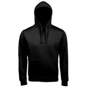 Image of SOLS Unisex Adults Spencer Hooded Sweatshirt (3XL) (Black)