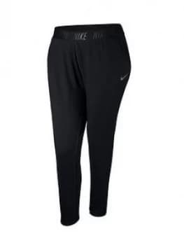 Image of Nike Training Dry Tapered Pant Curve Black