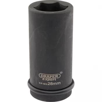 Image of Draper Expert 3/4" Drive Deep Hexagon Impact Socket Metric 3/4" 28mm