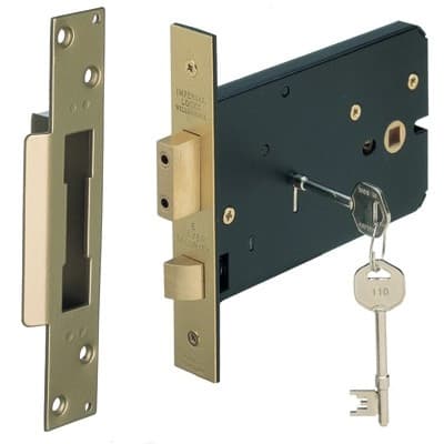 Image of LocksOnline Imperial 5-Lever Horizontal 6" Sashlock