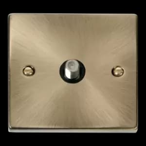 Image of Click Scolmore Deco 1 Gang Non-Isolated Satellite Socket - VPAB156BK