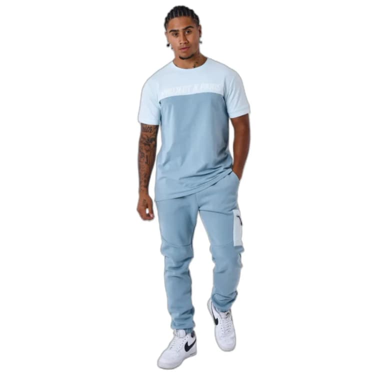 Image of Project X Paris T-Shirt Project X Paris Coloblock Bleu Male S