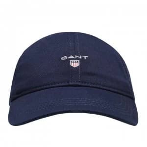 Image of Gant Gant Basic Logo Cap Mens - Navy