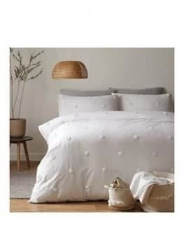 Image of Appletree Dot Garden Duvet Cover Set In White