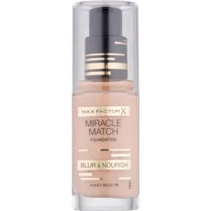 Image of Max Factor Miracle Match Liquid Foundation with Moisturizing Effect Shade 79 Honey Beige 30ml
