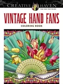 Image of Creative Haven Vintage Hand Fans Coloring Book