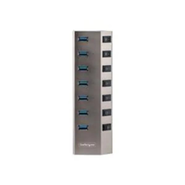 Image of StarTech.com 7-pt USB Hub with On/Off Switches