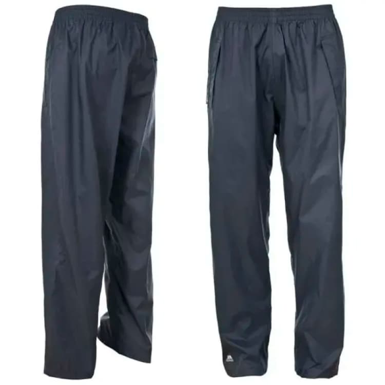 Image of Waterproof Trousers Trespass Qikpac Noir Unisex 2XL