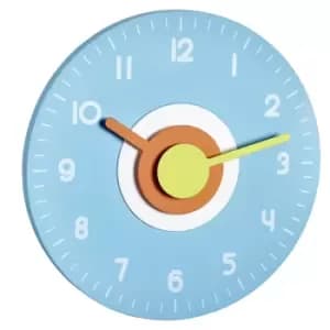 Image of TFA-Dostmann 60.3015.06 Design Wanduhr hellblau