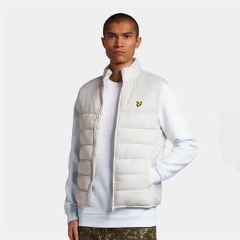 Image of Mens Wadded Gilet - Light Mist - L