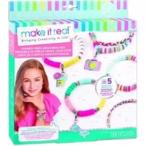 Image of Make It Real Summer Vibes Heishi Bead Bracelets Activity Set