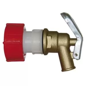Image of Brass drain tap, 3/4'' thread, NW 12 mm