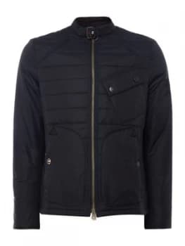Image of Mens Barbour International Lee Quilt Jacket Blue
