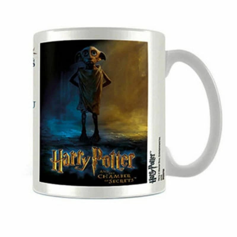 Image of Harry Potter Warning Dobby Mug Off White unisex
