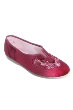 Image of Dolley V Throat Embroidered Slippers
