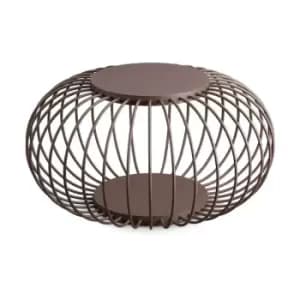 Image of Ideal Lux djambe 74cm LED Outdoor Portable Lamp Coffee, 3000K, IP44, Non-Dim