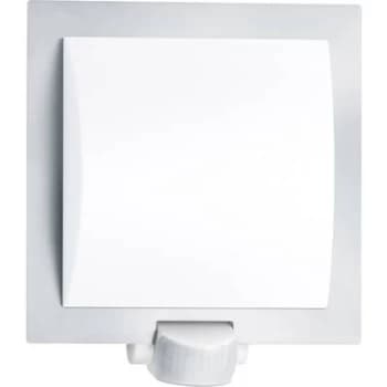 Image of Steinel L20 S 566814 Outdoor wall light (+ motion detector) Energy-saving bulb, LED (monochrome) E-27 60 W Silver
