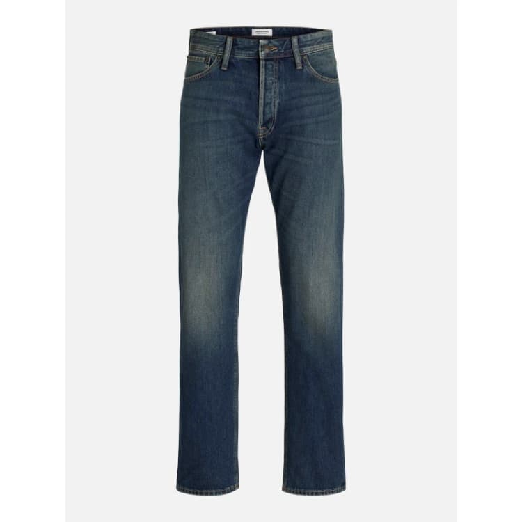 Image of Jack and Jones Chris Straight Jeans Mens Blue Denim male 36W R