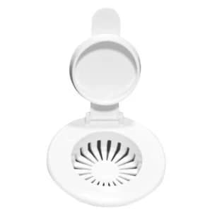 Image of Plumbsure White Sink plug strainer