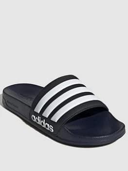 Image of adidas Adilette Shower - Navy/White, Size 11, Men