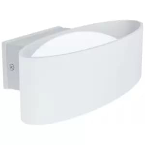 Image of Chinoa LED Outdoor Up Down Wall Light White IP54 - Eglo