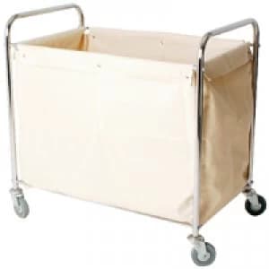 Image of Slingsby Linen Truck With Bag Silver 356926