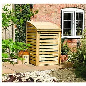 Image of Rowlinson Timber Single Wheelie Bin Store 3 x 3 ft