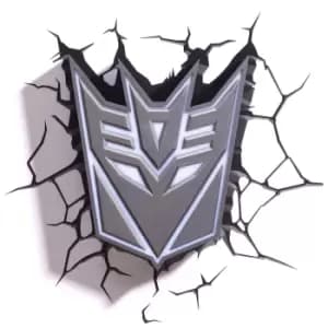 Image of Transformers 3D Decepticon Shield Wall Light