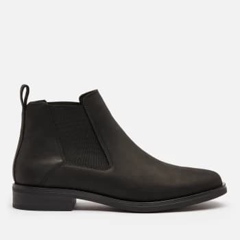 Image of Clarks Womens Memi Top Leather Chelsea Boots - Black - UK 5