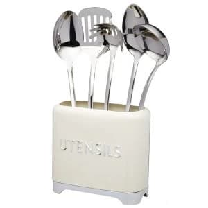 Image of Kitchen Craft Lovello Utensil Tin Cream
