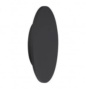 Image of LED Ceiling, Wall Light 38cm Round 30W, 3000K, 2400lm, Matt Black