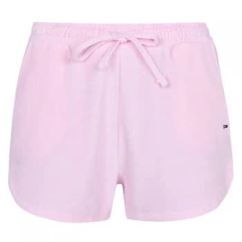 Image of Tommy Jeans Pastel Velour Shorts - TOJ ROMANTC PNK