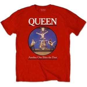 Image of Queen - Another One Bites The Dust Unisex Large T-Shirt - Red
