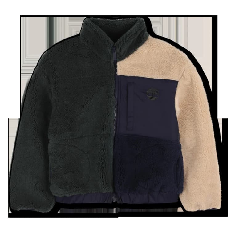 Image of Timberland Kids Full-Zip Fleece Dark Green male 12 Years