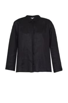 Image of Great Plains Lagos Linen Shirt Black