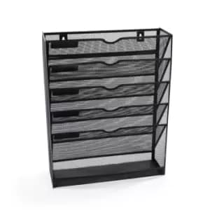Image of Metal Mesh Wall Mounted File Organiser M&W