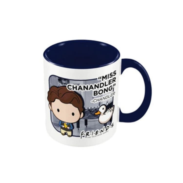 Image of Friends Chibi Inner Two Tone Chandler Mug White unisex