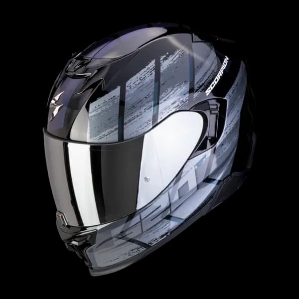 Image of Scorpion Exo-520 Evo Air Maha Black-Chameleon Full Face Helmet Size XS