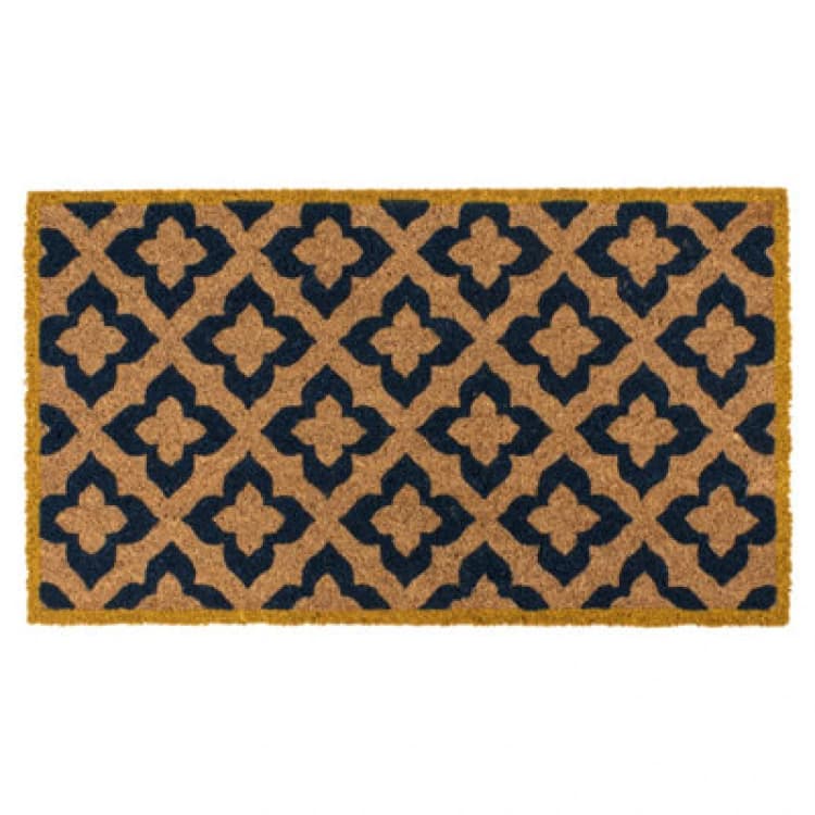 Image of Jvl Eco-Friendly Latex Backed Coir Entrance Doormat, 40X70Cm - Vintage