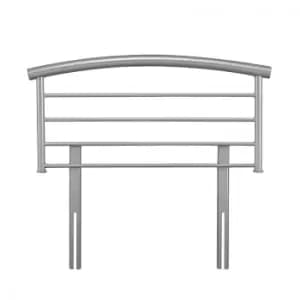 Image of Serene Brennington 3ft Single Silver Metal Headboard