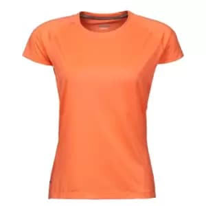 Image of Tee Jays Womens/Ladies Cool Dry Short Sleeve T-Shirt (XS) (Sun Orange)