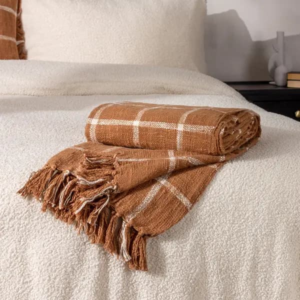 Image of Beni Throw Ginger/Natural