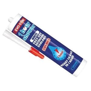 Image of EVO-STIK 1 Hour Shower Sealant Clear 310ml